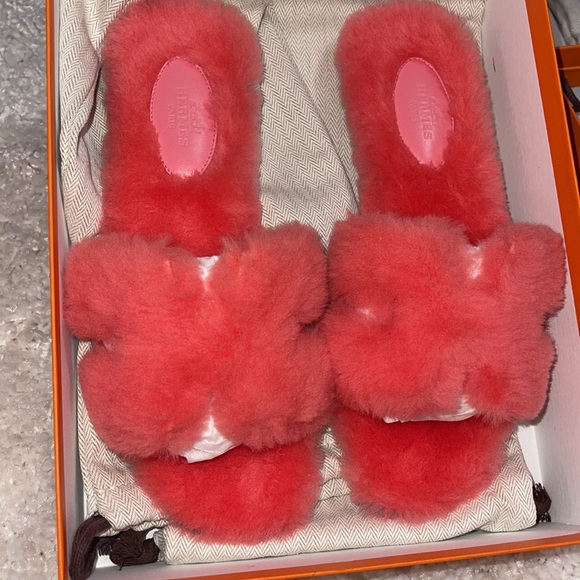 Hermes Shearling Oran Size 38 - Picture 5 of 5